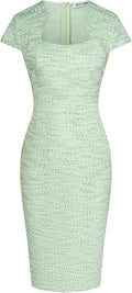 GRACE KARIN Women's Elegant Pencil Dress for Office and Casual Wear