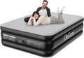 OhGeni 18 in Luxury Queen Air Mattress with Built-in Pump - Plush Silk