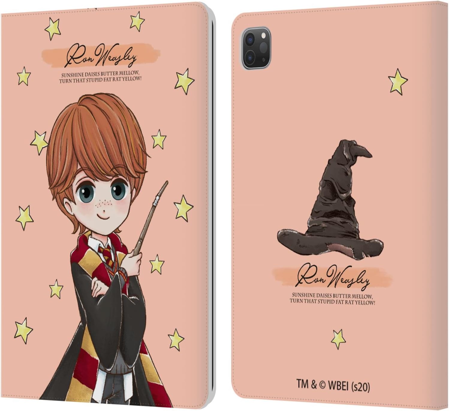 Harry Potter Ron Weasley Deathly Hallows Leather Wallet Case