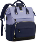 Laptop Backpack for Women 15.6 in - Large Capacity Waterproof Work Bag