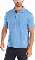 Classic Fit Men's Short Sleeve Cotton Performance Polo - Moisture