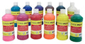 Washable Tempera Paints Assorted Colors Set of 12 - School & Crafts