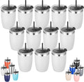 VEGOND Stainless Steel 12 oz Tumblers for Kids - 12 Pack