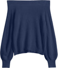 ZAFUL Sweaters for Women Off Shoulder Knit Pullover - Soft Cozy Fit