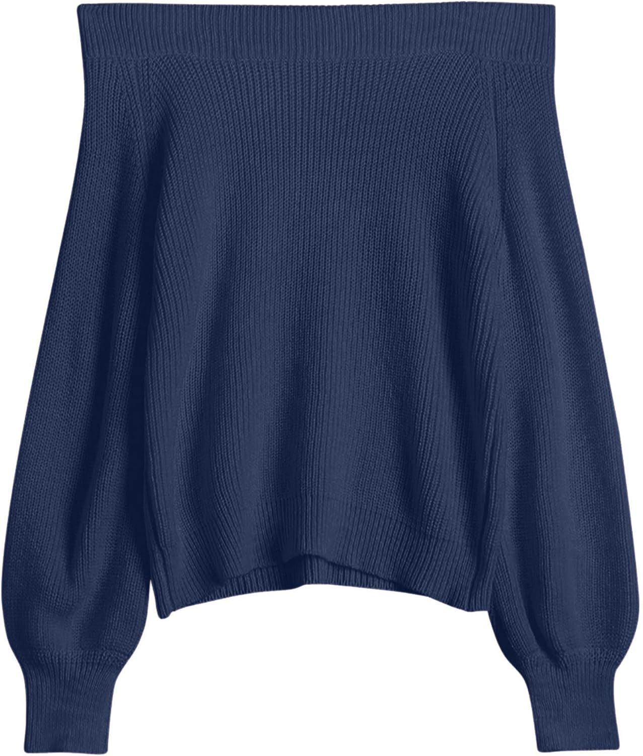 ZAFUL Off Shoulder Knit Sweater for Women - Cozy Pullover Style
