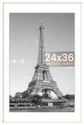 upsimples 24x36 Poster Frame for 20x30 or 24x36 Prints - Clean White