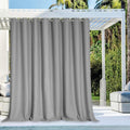 Patio Outdoor Curtain Waterproof Extra Wide Grommet Panel - Thermal