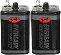 EVEREADY 6V Battery Pack of 2 - Super Heavy Duty for Flashlights