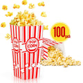 Sturdy 100-Pack Popcorn Boxes for Movie Nights!