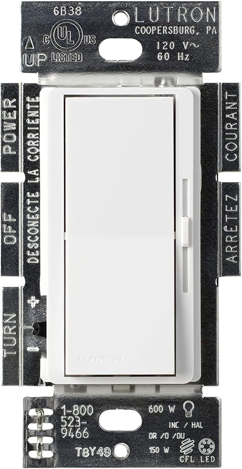 Lutron Diva LED+ Dimmer Switch for Dimmable LED and Halogen Bulbs