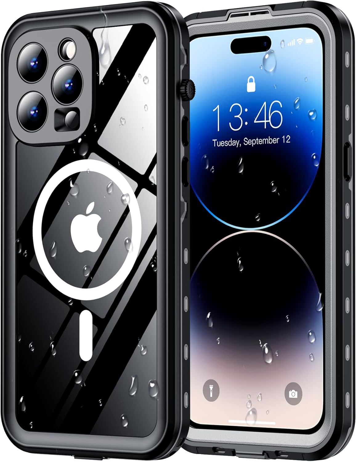 Red2Fire Waterproof Case for iPhone 14 Pro Max - Full Body Protection