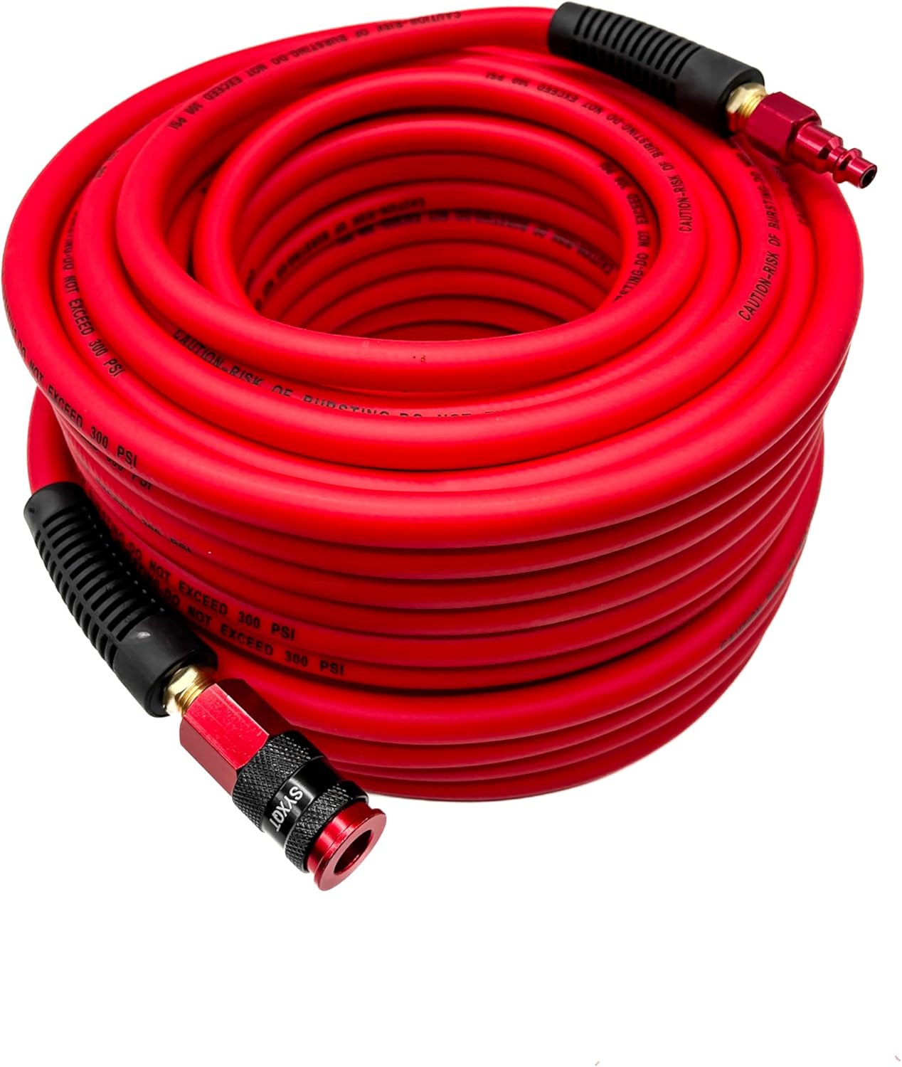 Hybrid Air Hose 1/4-Inch x 100FT for Heavy Duty Performance