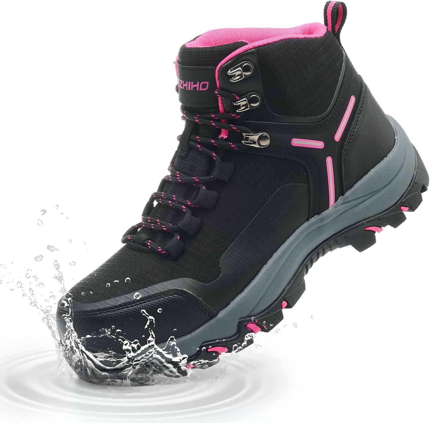 Kezhiho Waterproof Steel Toe Boots for Women - Safety and Comfort