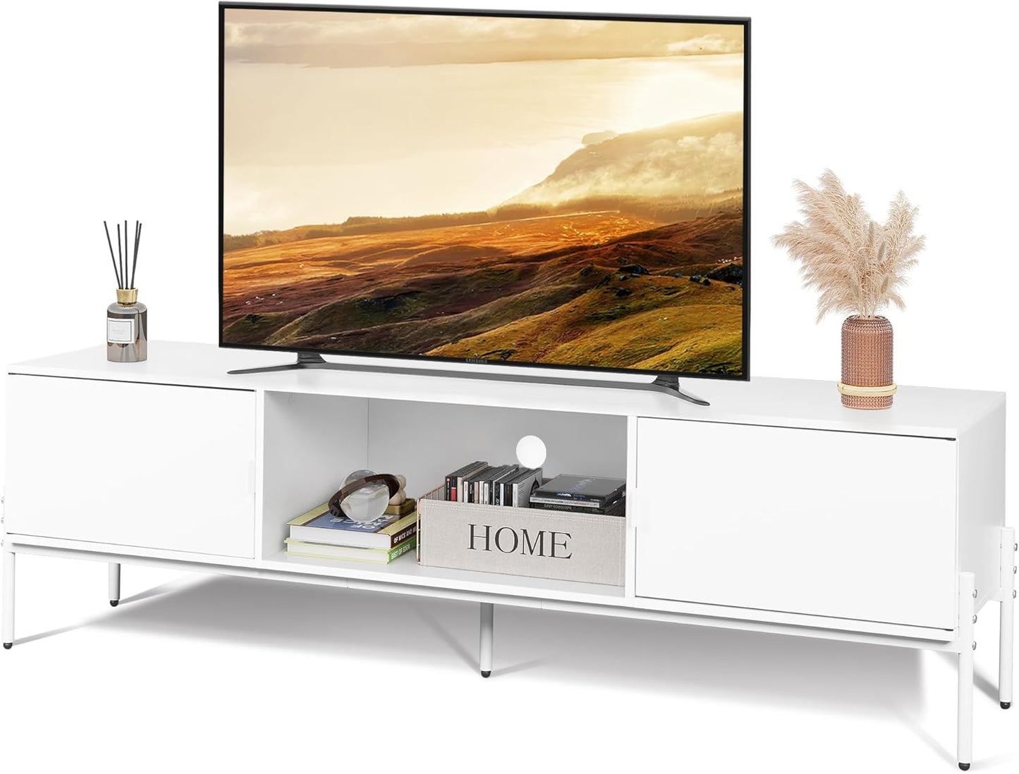 Mid Century TV Stand with Storage - WLIVE