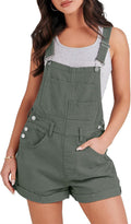 Overalls for Women Denim Shorts Overalls Loose Fit Adjustable Romper