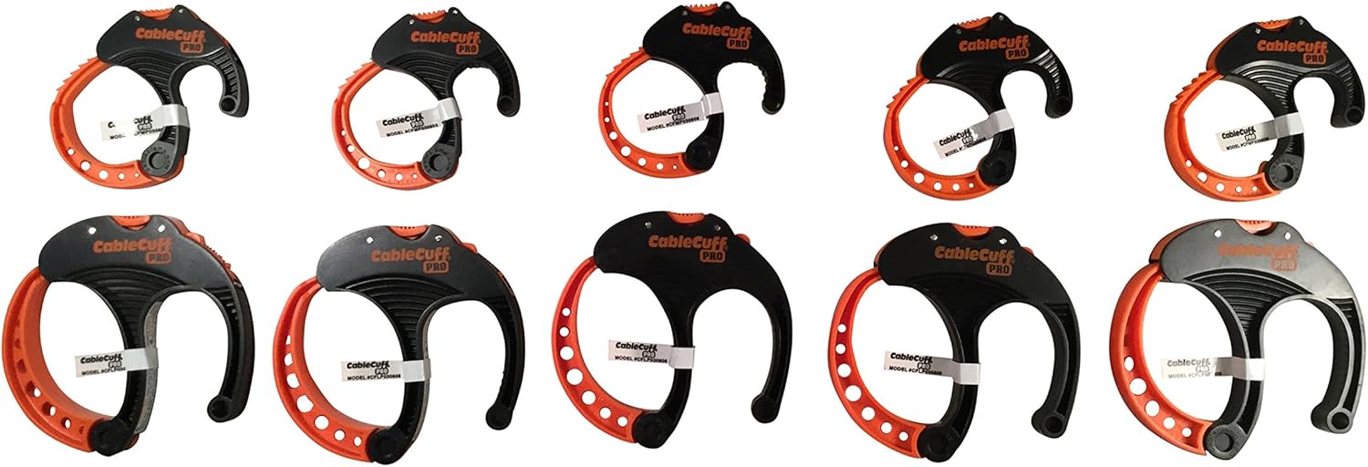Adjustable Cable Cuff Bundle - Organize Cords Easily