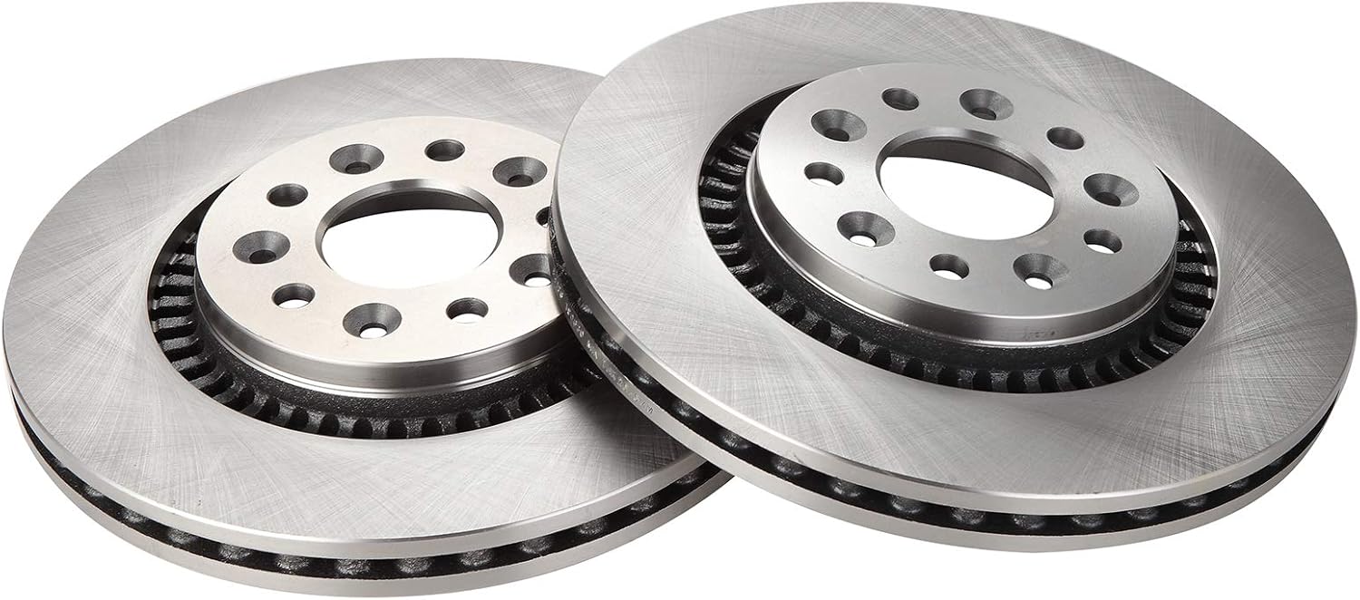 TRQ Front Brake Rotors Set for 2005-2009 Ford Vehicles