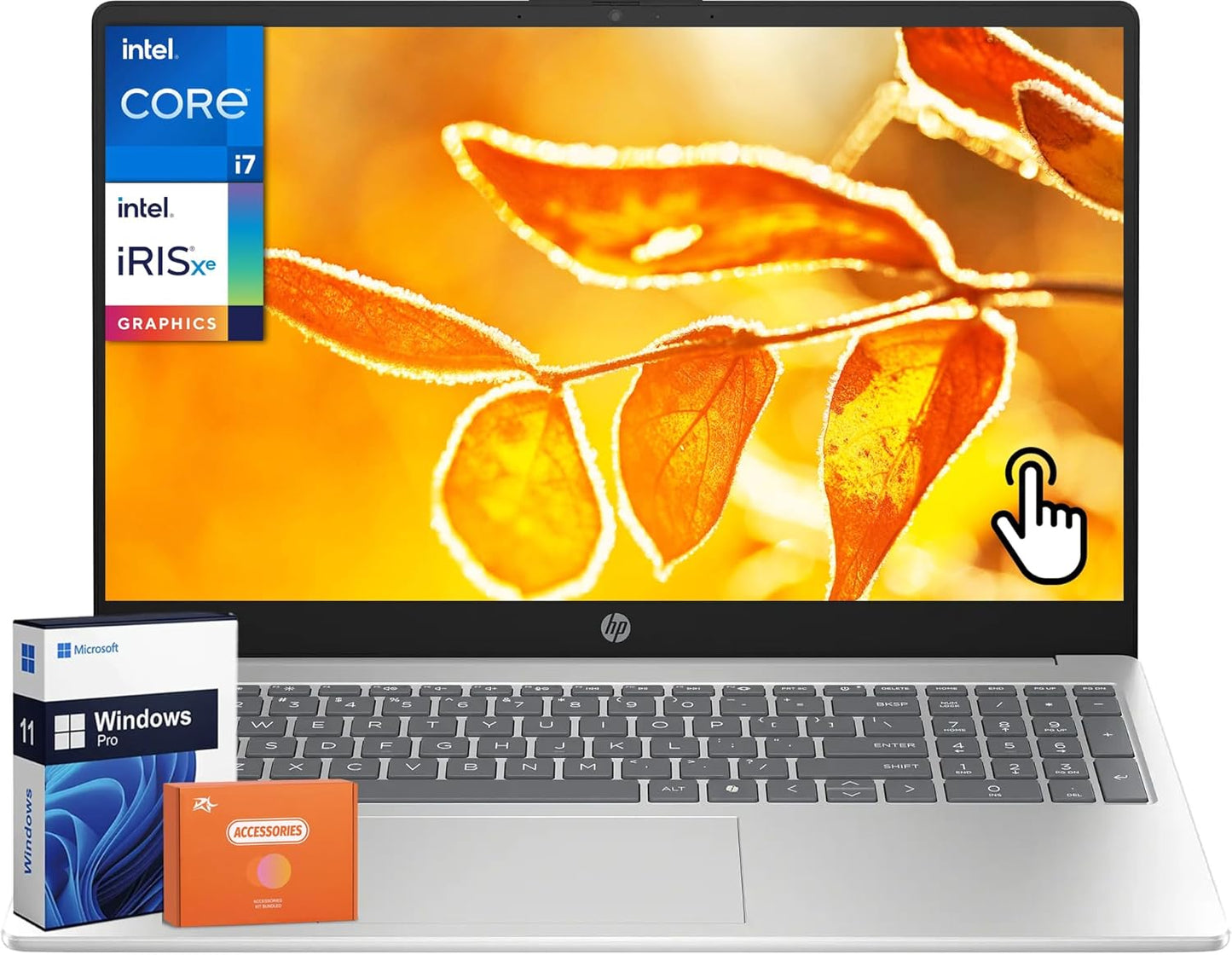 HP 15.6 Touchscreen Laptop with Intel i7 and 32 GB RAM