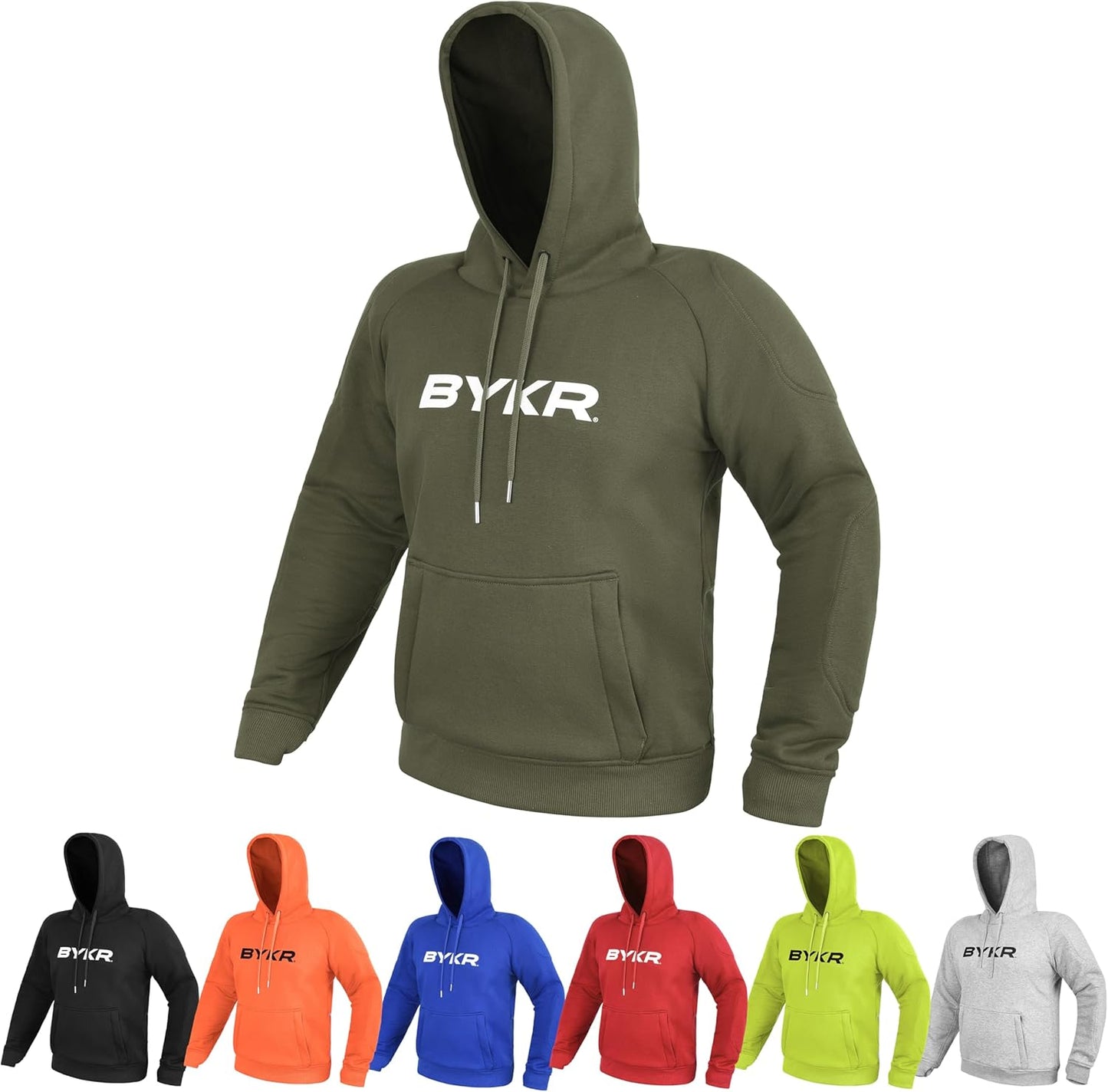BYKR Motorcycle Hoodie for Men & Women - All Weather Riding Gear
