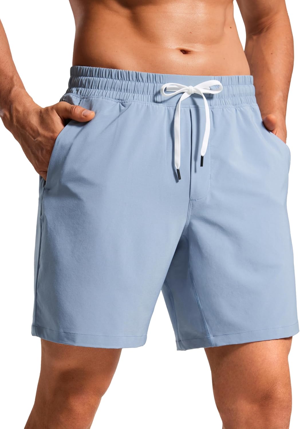 CRZ YOGA Mens Swim Trunks 7ft' Quick Dry Athletic Swimwear
