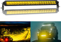 Amber LED Light Bar 22in Single Row Super Bright Spot Flood Combo