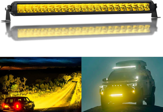 Amber LED Light Bar 22 Inch for Off Road Trucks and SUVs