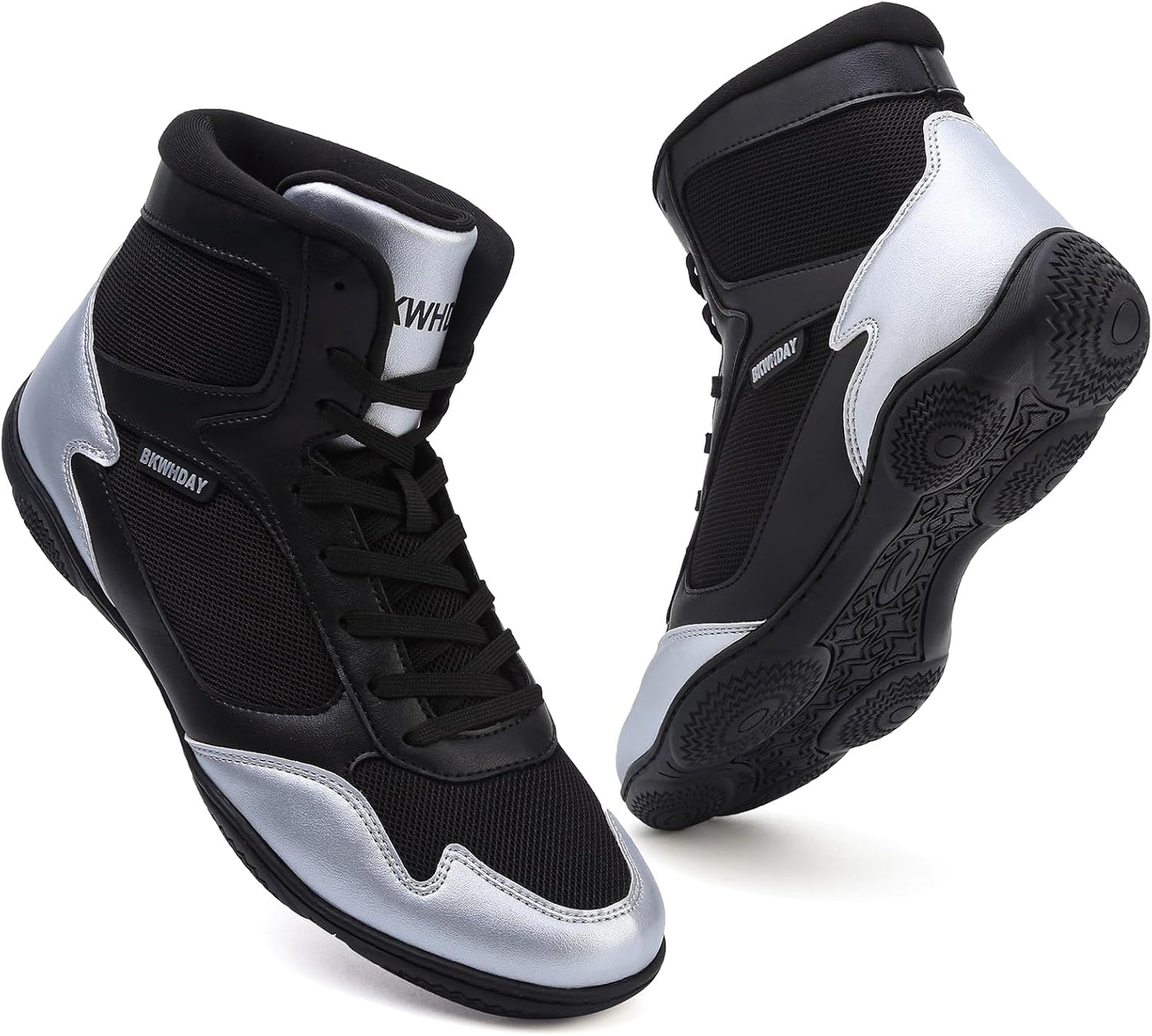 Wrestling Shoes for Men High Top Fitness Weightlifting Boots
