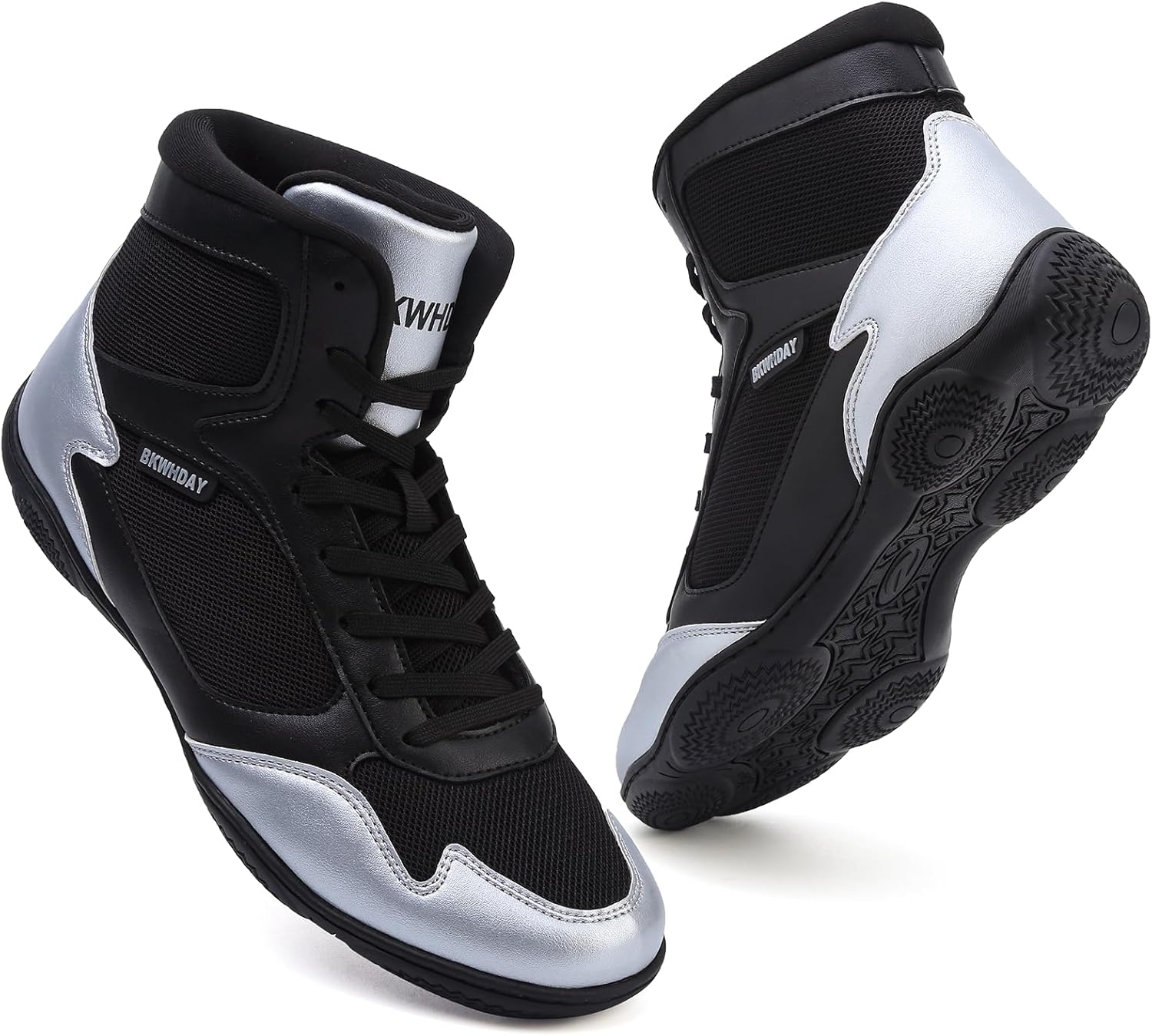Wrestling Shoes for Men High Top Fitness Weightlifting Boots