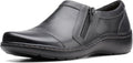 Clarks Cora Giny Loafer - Comfortable Low-Heel Leather Slip-On