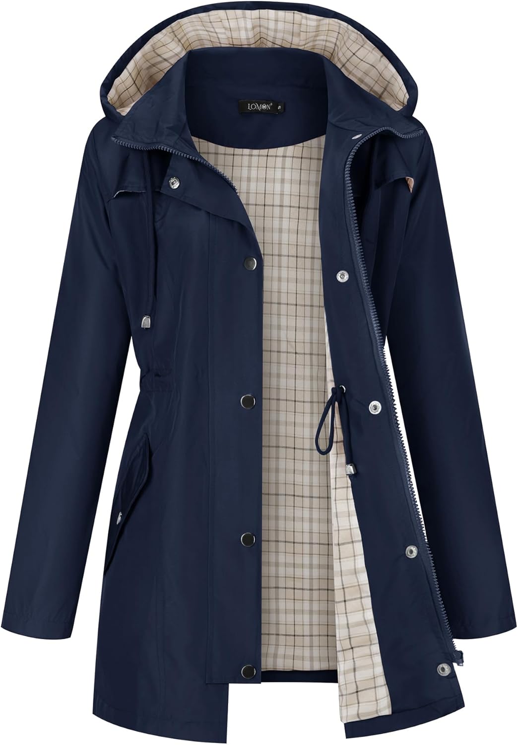 LOMON Women Waterproof Outdoor Hiking Raincoat for All Seasons