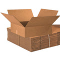 BOX USA 20x20x6 Flat Corrugated Boxes - Sturdy Shallow Shipping Box