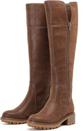 Women's Knee High Boots for Fall Winter - Stylish Comfort Round Toe