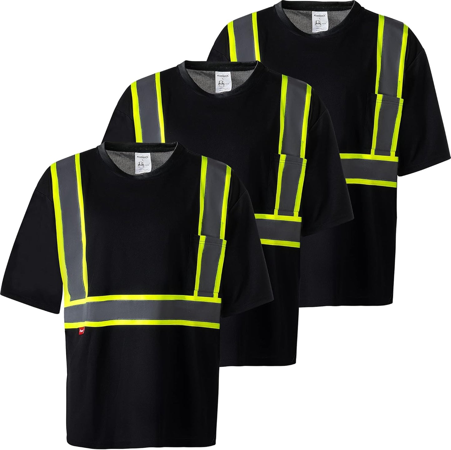 ProtectX High Visibility Reflective Safety T-Shirt for Men