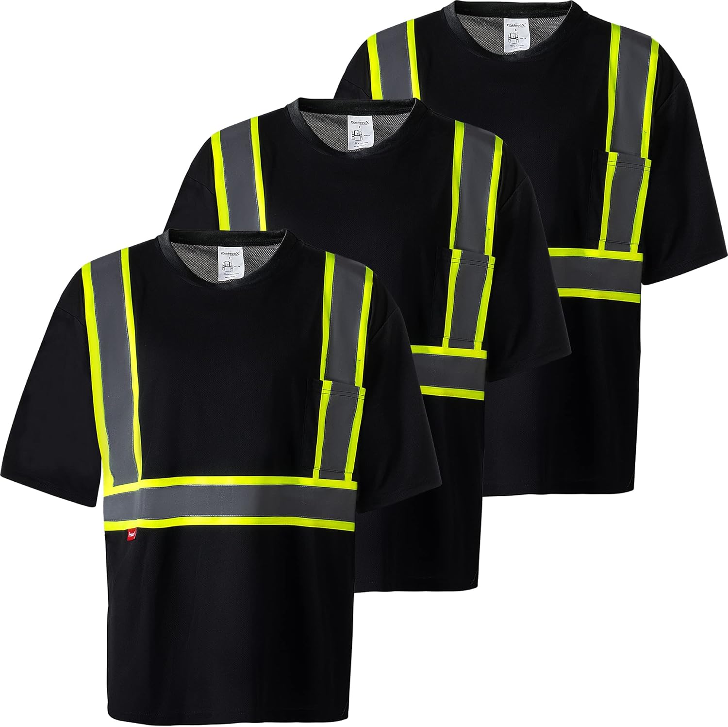 ProtectX High Visibility Reflective Safety T-Shirt for Men