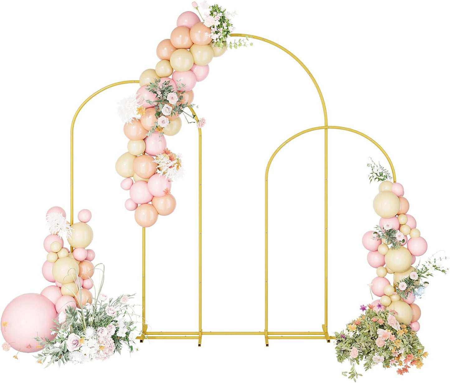 UDEAR Metal Arch Backdrop Stand Set for Stunning Events