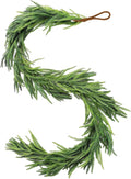 25 Ft Christmas Norfolk Pine Garland - Real Touch Winter Greenery
