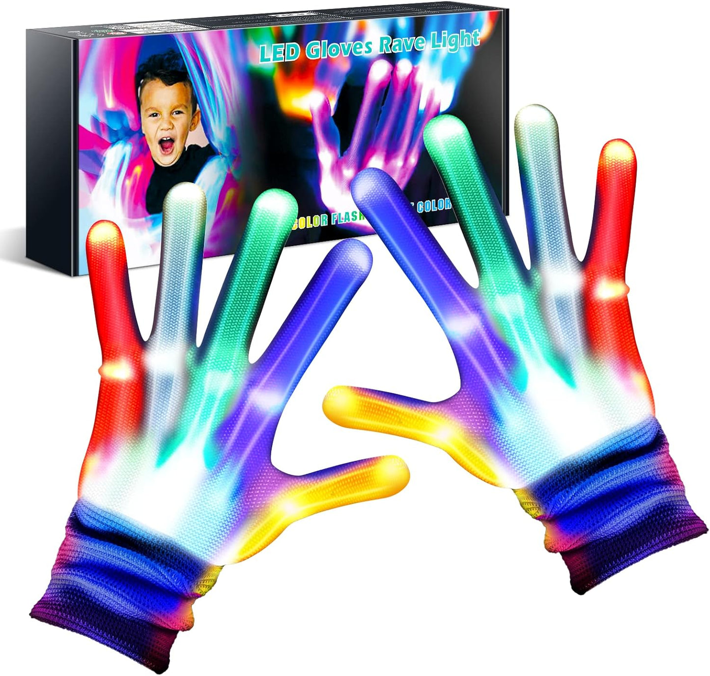 Light Up Led Gloves: Fun Ages 2-13