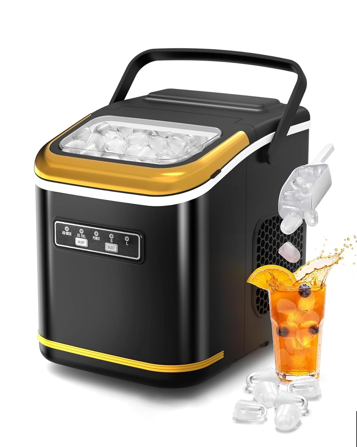 Antarctic Star Countertop Ice Maker Machine for Home and Camping