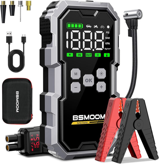 7000A Jump Starter & Air Compressor Combo - Power & Safety on the Go!