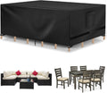 Patio Furniture Covers Waterproof Rectangle - Heavy Duty Fit