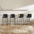 DUMOS 30 Inch Counter Height Bar Stools Set of 4 for Kitchen