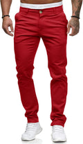ALLABREVE Men's Chinos Slim Fit Casual Dress Pants for Style