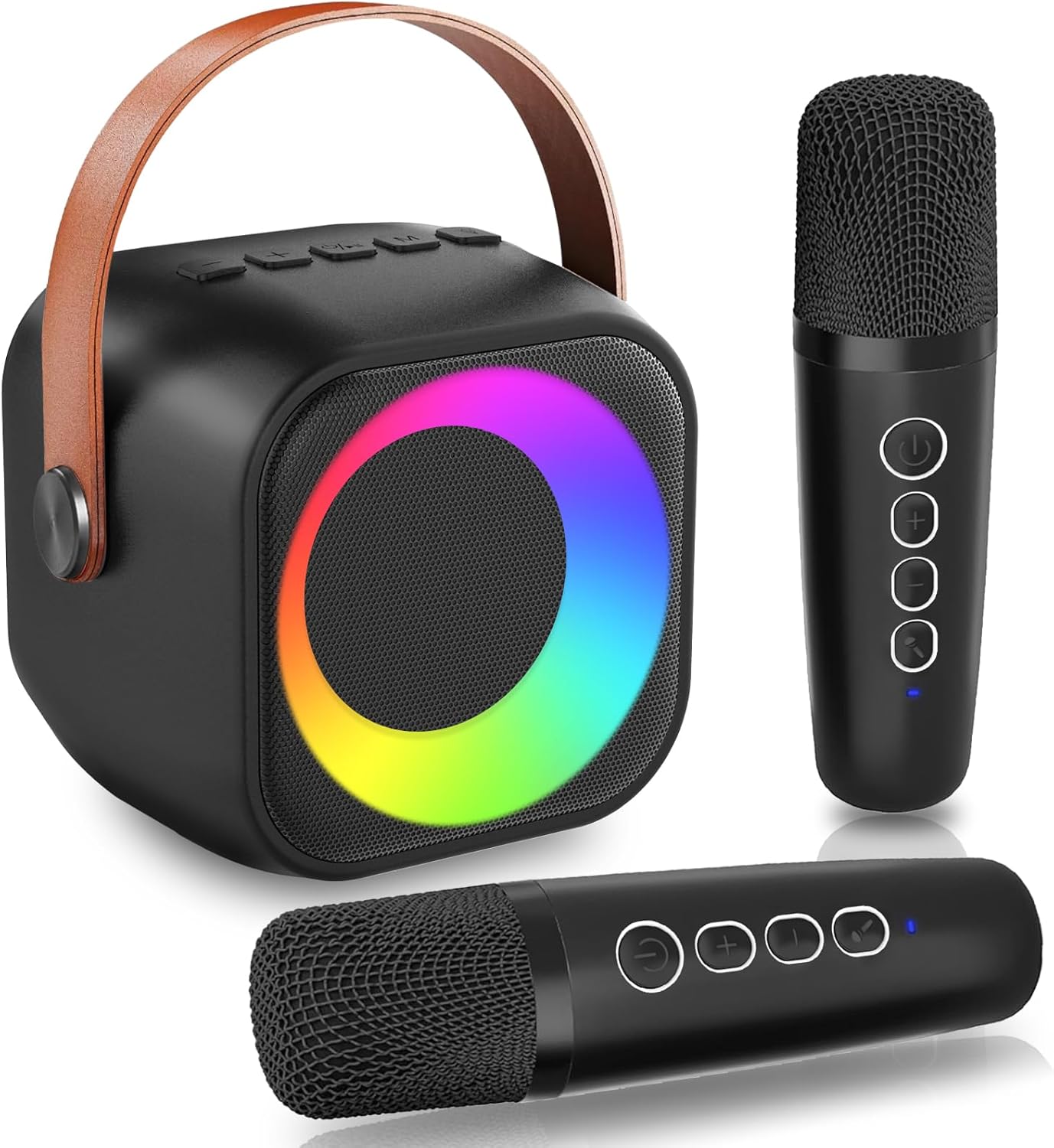 Nawchedo Karaoke Machine: 2 Wireless Mics, Party Fun!