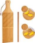 Handcrafted Gnocchi Board with Maveite Stick - Bamboo Pasta Maker