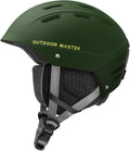 OutdoorMaster Kelvin II Ski Helmet - Comfortable, Adjustable Snow