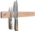 FINDKING Wood Magnetic Knife Strip 18 in - Clean Wall Storage