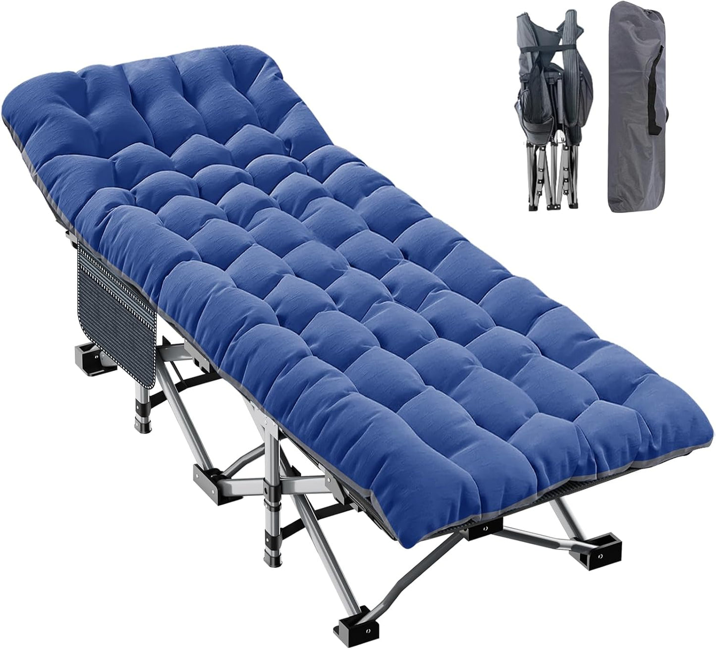 ABORON Oversized Folding Camping Cot for Adults - Heavy Duty