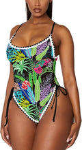 Viottiset Ruched High Cut One Piece Swimsuit - Tummy Control Cheeky