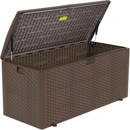 180 Pro Gallon Waterproof Outdoor Storage Bin for Garden Use