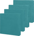 Easy-Going Waterproof Patio Cushion Covers 20x18x4 in 4-Pack - Teal